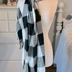 Red Camel Black White Plaid Scarf New Buffalo Check Photo 12