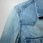 Gap Light Blue Denim Button Down Shirt women’s small western country casual Photo 3