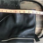 WHISTLES Cow Leather Backpack Black Drawstring Zip Academia Lifestyle Travel Photo 12