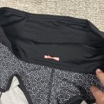 Lululemon  Shorts Womens 4 Black White Floral Speed Up Lined Gym Train Athletic Photo 1