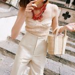 ZARA NWT  BUSTIER GINGHAM COQUETTE CROP TOP Photo 3