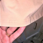 NWT Bestisun Women's Peach Long Sleeve Workout‎ Crop Top Size Medium Tan Photo 4