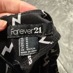 Forever 21  Black and White Crew Neck Sheath Lightning Bolt ⚡️ Dress Photo 2