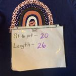 Happy New Year Long Sleeve Tee Large Navy Blue with lettering Photo 3
