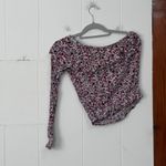 Jack by BB Dakota Floral Off The Shoulder Smocked Crop Top Blouse Women's Size S Photo 1