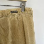 Woolrich mustard yellow corduroy wide leg trousers women's khaki size 16 cotton Photo 4