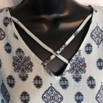 Pink republic  blue criss cross blouse Photo 5