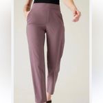 Athleta Brooklyn Purple Ankle Cropped Pants size 2 Photo 1