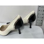 Predictions Womans Comfort Plus By  Stiletto Slipon Pumps 7.5 Black White Photo 3