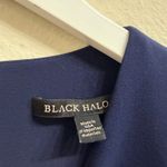 Black Halo Lorie Bell-sleeve Sheath Dress Size 4 Pacific Blue (Navy) Workwear Photo 2