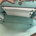 Nanette Lepore Nanette‎ Lepore Floral Print Tote Bag White Multicolor Flowers Structured Purse Photo 6