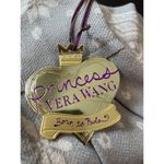 Vera Wang Princess  Pleated Gray Sparkle Snowflake Knit Sweater Skirt M NWT Photo 6