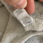 Aerie Gray Leopard Print Pullover Sweatshirt Medium Cozy Slouchy Lounge Top Photo 3