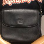 BURBERRYS Tumbled Black Leather Magnetic Close Nova Check Lining Crossbody Bag Photo 15