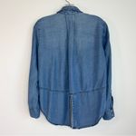 Velvet Heart  Blue Tencel Denim Shirt Small Long Sleeve Photo 1