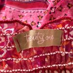 Forever 21 Tank Top (NWT) patchwork bright womens Pink (large) boho hippie gypsy Photo 1