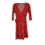 Diane Von Furstenberg  Silk Julian Wrap Dress 10 Photo 2