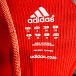 Adidas  Orange Racerback Athletic Workout Casual Tank Top Size Small Photo 4