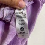 Sundry  Purple Tie Dye Long Sleeve T-Shirt Sz 2 Photo 5