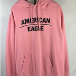 American Eagle Pink Hoodie Sweatshirt XXXL Super Soft Pullover Logo Kangaroo Size undefined Photo 0