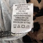 Sunny Leigh Womens Stretch Cheetah Print Top 3/4 Sleeve Square Neck Mobwife Sz L Photo 7