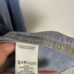 Free People  Moonchild Embroidered Distressed Shirt Jean Jacket Photo 6