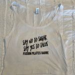 Bella Canvas  White Crop Top with Graphic Print Photo 0