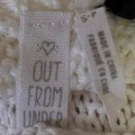 Urban Outfitters Out From Under White Crochet Halter Sleeveless Romper Shorts S Photo 3