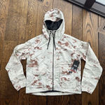 Mountain Hardwear NEW  Stryder Tan Full Zip Hooded Windbreaker Jacket Women XS Photo 0