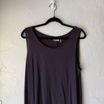 Logo Layers Dress Womens Large‎ Sleeveless Tunic Rayon Spandex Stretch Layering Purple Photo 1