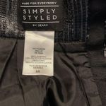 simply styled by Sears silver/gray jacquard pleated polyester midi skirt Size S Photo 5