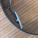 Kate Spade Black and Gold Stitched Edged Leather Belt with Classic Design Size L Photo 5