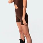 Edikted Brown shorts playsuit   Photo 1