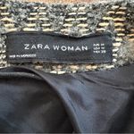ZARA WOMAN Aztec style wool blend long cardigan, 2 button waist closure, size M Photo 8
