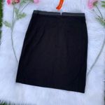 Joe Fresh NWT Faux Leather Trim Black Size 4 Skirt Photo 8