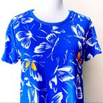 Adidas  Farm Rio Butterfly Mini Dress Womens Large Blue Short Sleeves Summer Photo 10