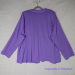 Eloquii New!  purple‎ one button blazer women size 28 Photo 4