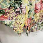 Faithfull the Brand Yellow Pink Floral Romper Womens 2 Puff Short Sleeve Ana Photo 4