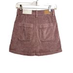 American Eagle Women's Size 00 Super High Rise A Line Stretch Skirt Brown Photo 4