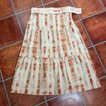 Marie Oliver Belted Tie-Dye Tiered Maxi Skirt Size 6 Photo 0