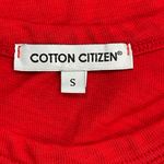 Cotton Citizen  Cherry Red Tokyo Tank Top - Size Small - NWT Photo 3