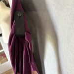 Alice + Olivia Women's Purple Drape Sleeve Faux Wrap Dress Size M Photo 3