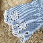 BP Off The Shoulder Bell Sleeve Flower Cut Out Top Photo 1