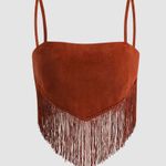 Cider western fringe crop top Photo 0