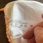 String Bikini Set Pink Yellow Tropical Size undefined Photo 8