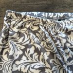 Laura Ashley Medium Fleece Damask Print Satin Trimmed 2-Piece Pajama Set Photo 9