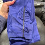 Lululemon PURPLE REFLECTIVE SHIRRED RUCHED ANKLE CAPRI LEGGINGS 4 Photo 4