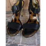 Michael Kors  LANI SANDALS BLACK LEATHER 4" HEELS GOLD TORTOISE SHELL PUMPS -8.5 Photo 2
