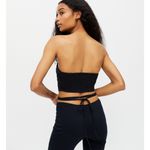 Urban Outfitters Black  Leilani Strapless Crop Top Photo 1