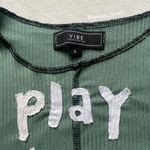 Notre Dame green and white patchwork longsleeve Photo 3